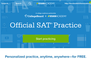 Official SAT Practice with Khan Academy - https://www.khanacademy.org/sat 